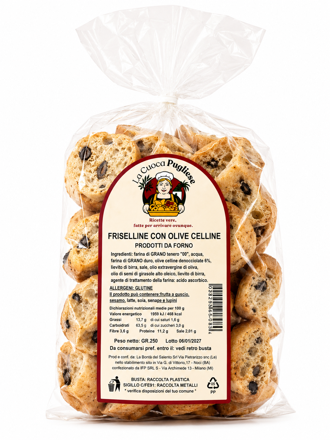 Friselline con Olive Celline
