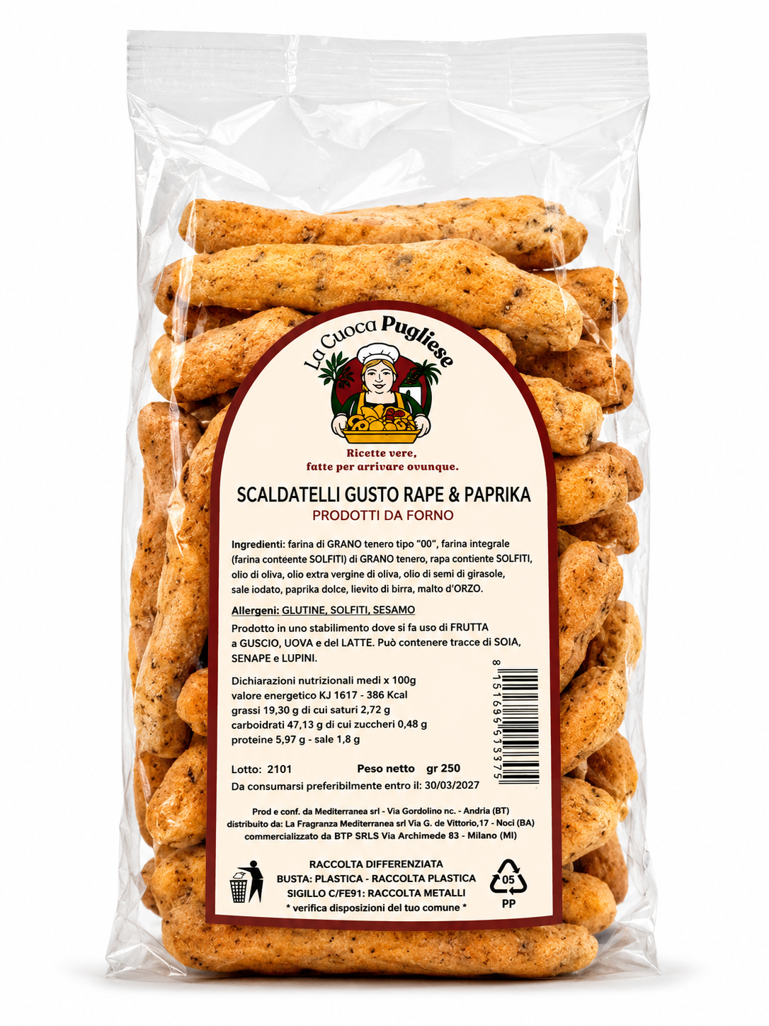 Scaldatelli Rape e Paprika