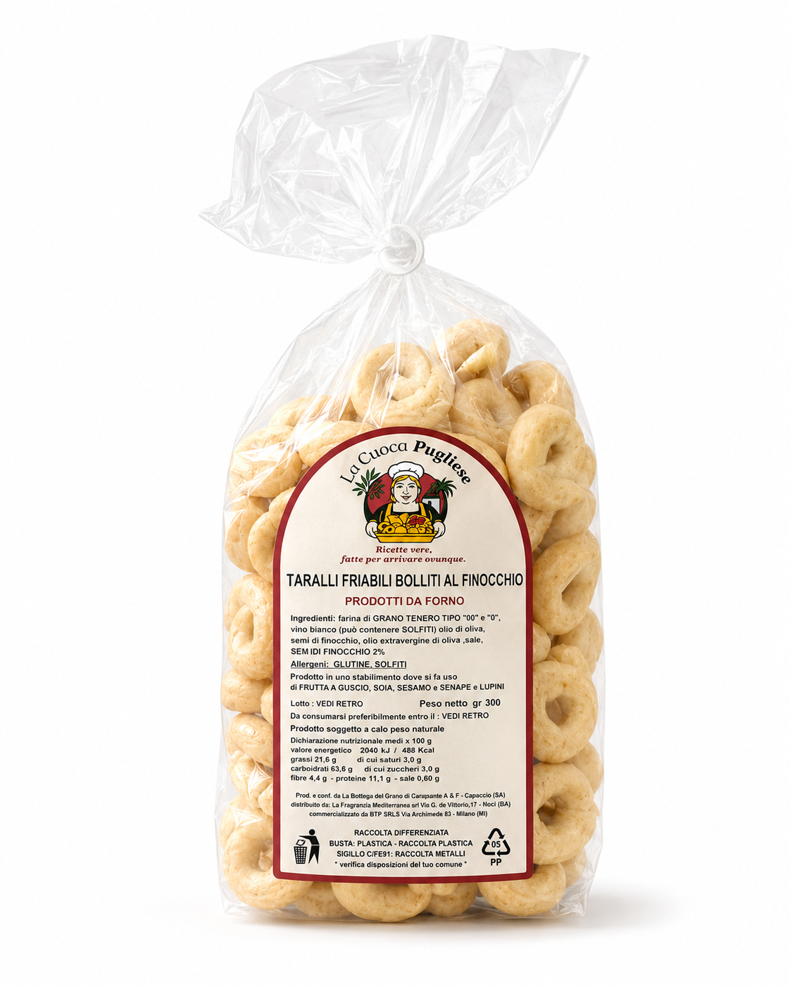 Taralli Friabili Bolliti al Finocchio