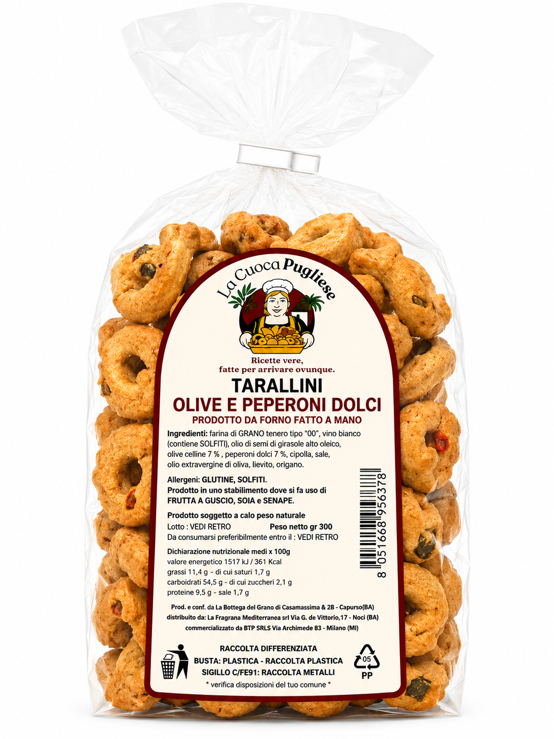 Taralli Olive e Peperoni Dolci