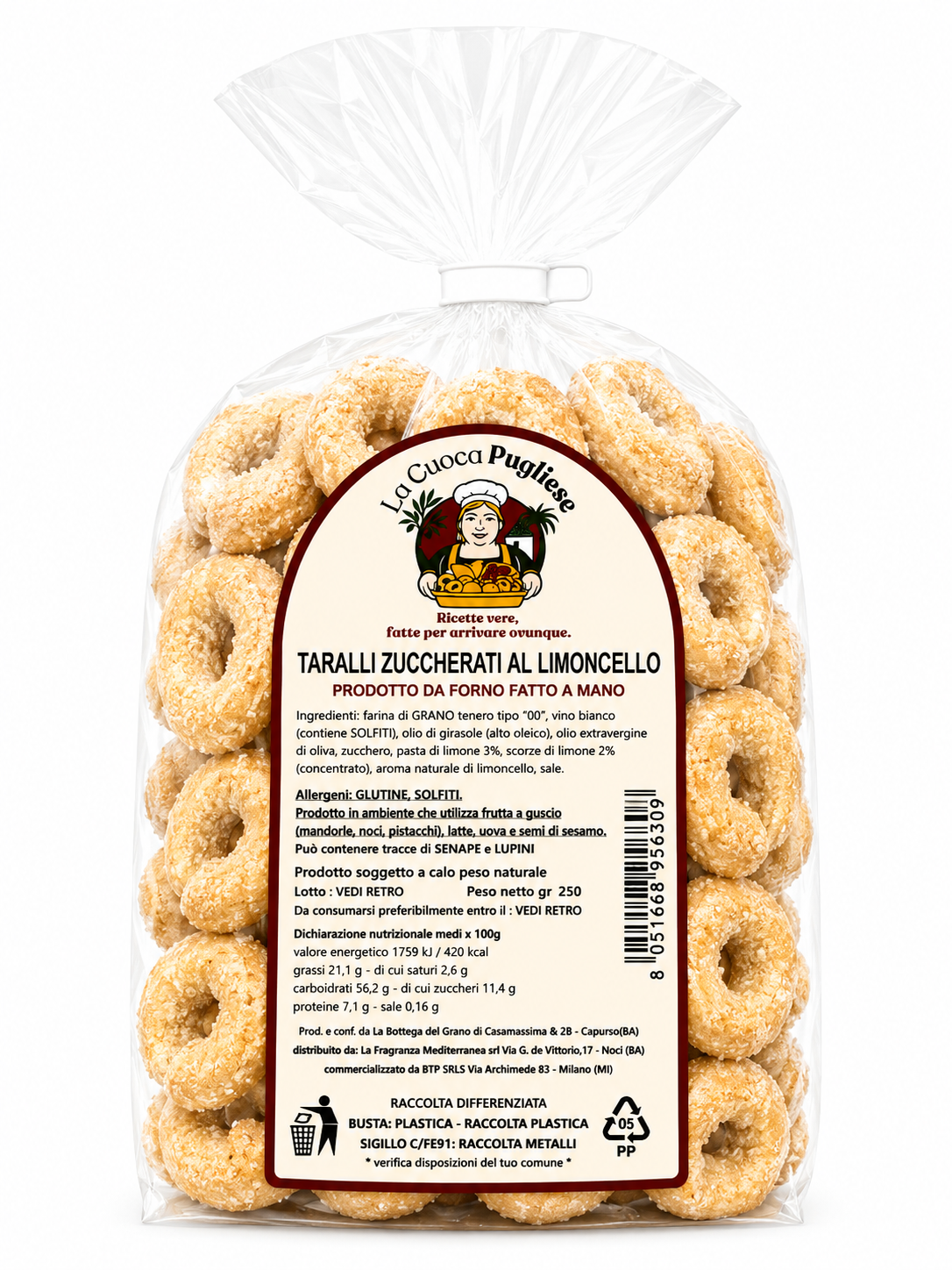 Taralli zuccherati al limoncello