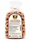 Taralli zuccherati al cioccolato e mandorla